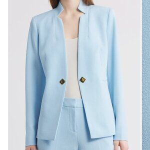 Tahari ASL Notch Neck One-Button Jacket Sz 10P